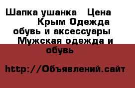 Шапка ушанка › Цена ­ 1 500 - Крым Одежда, обувь и аксессуары » Мужская одежда и обувь   